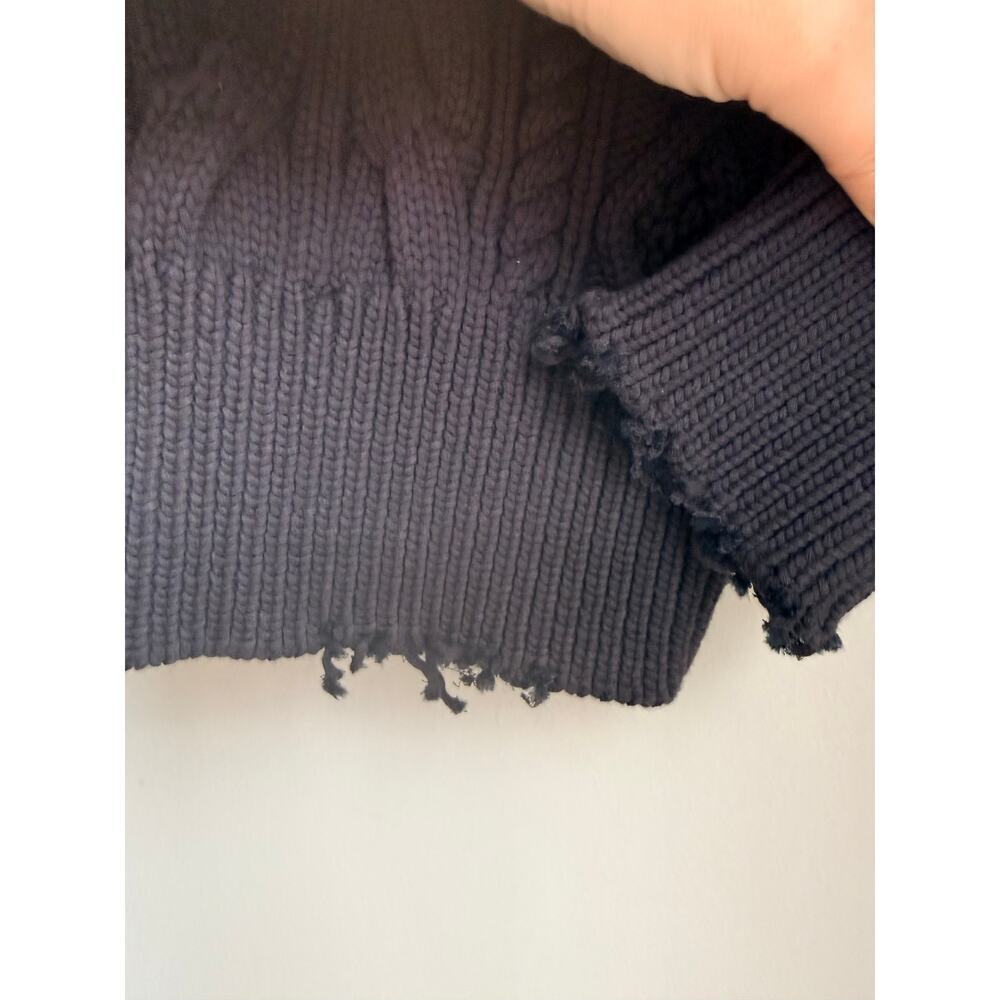 RtA Distressed Chunky Knit Sweater Relaxed Fit NWT - Picture 5 of 10